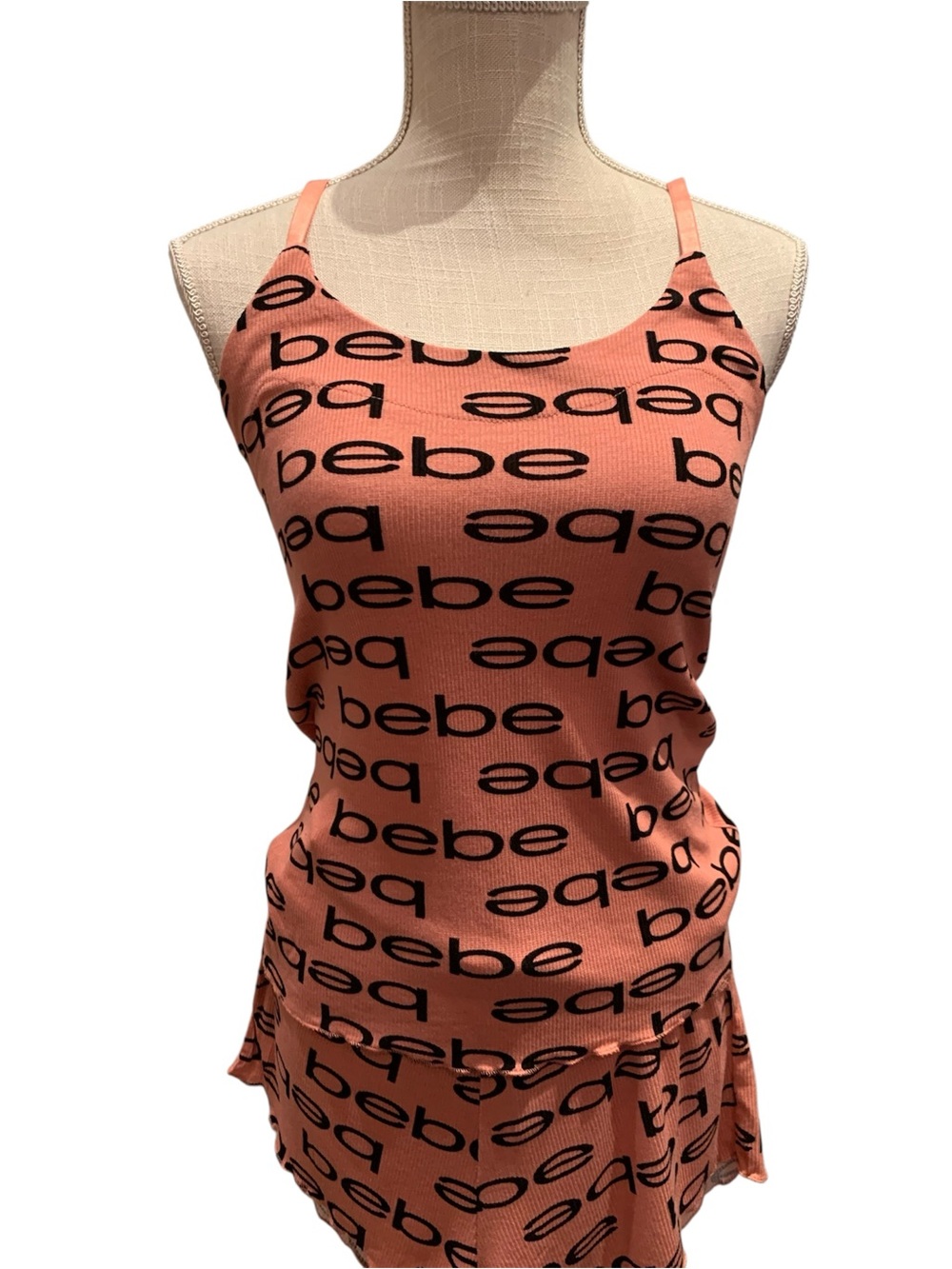 🌸BEBE🌸LOGO CAMI SHORT SET. EXCELLENT CONDITION! - Picture 5 of 10